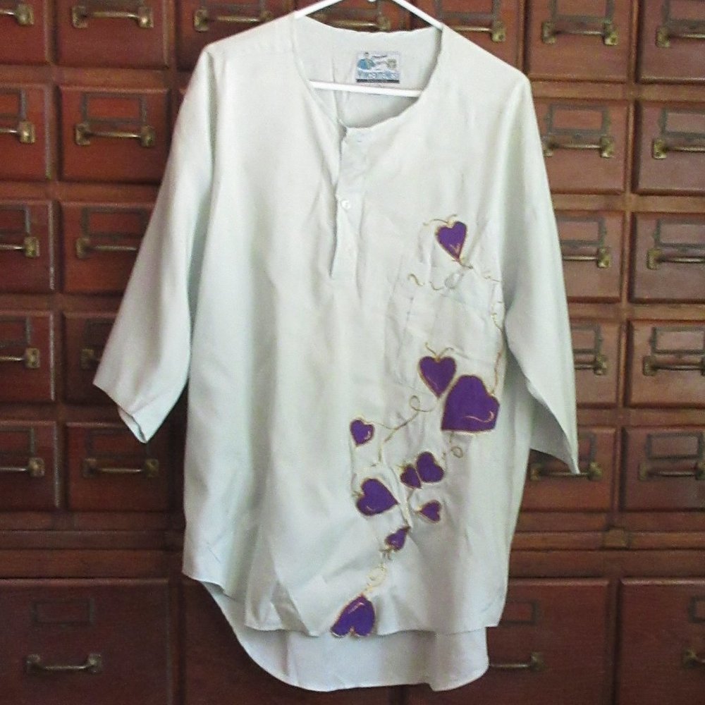 Men's Silk Shirt Vincente Nesi Large